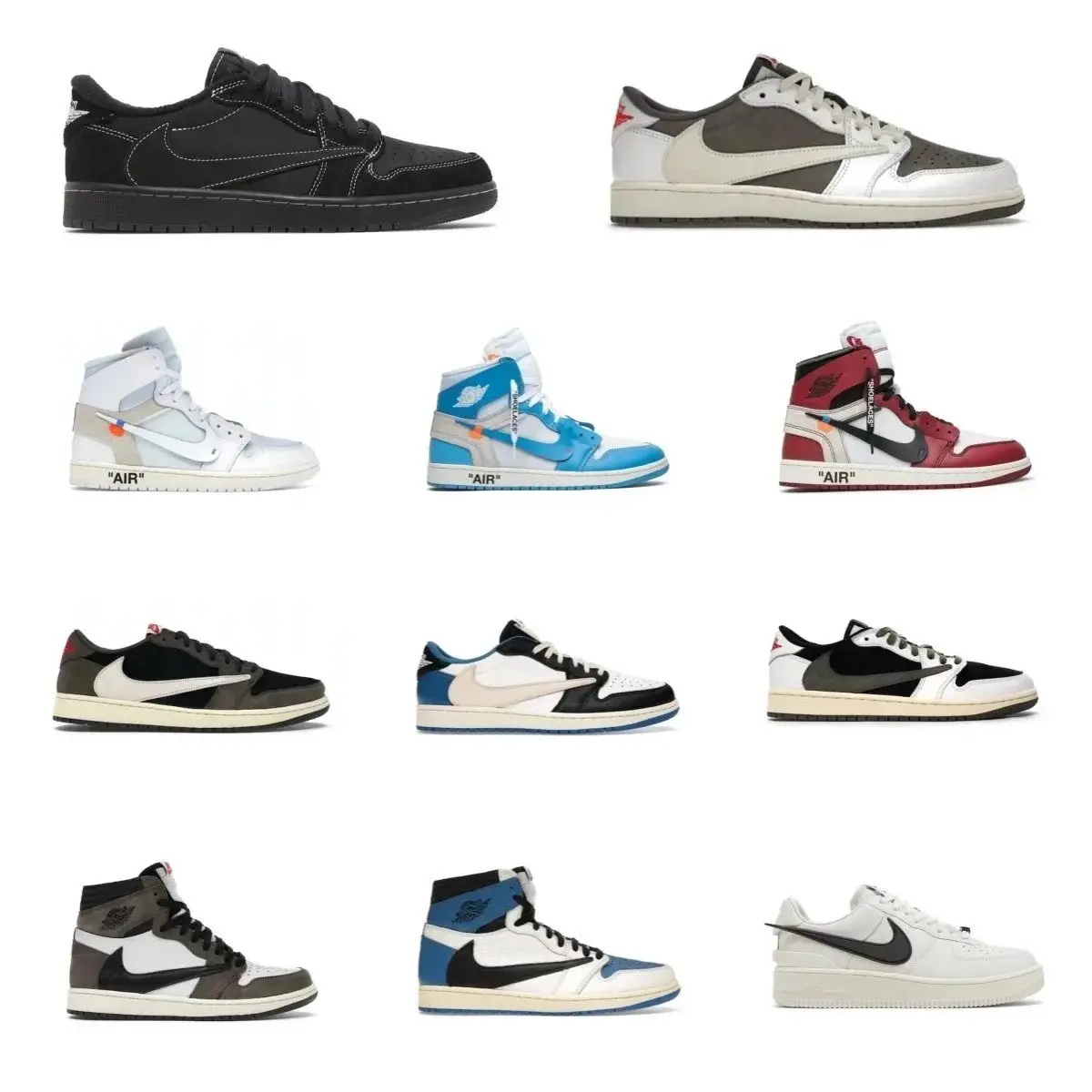 OG AIR JORDAN High Off-Wh1te Travis Scott 1