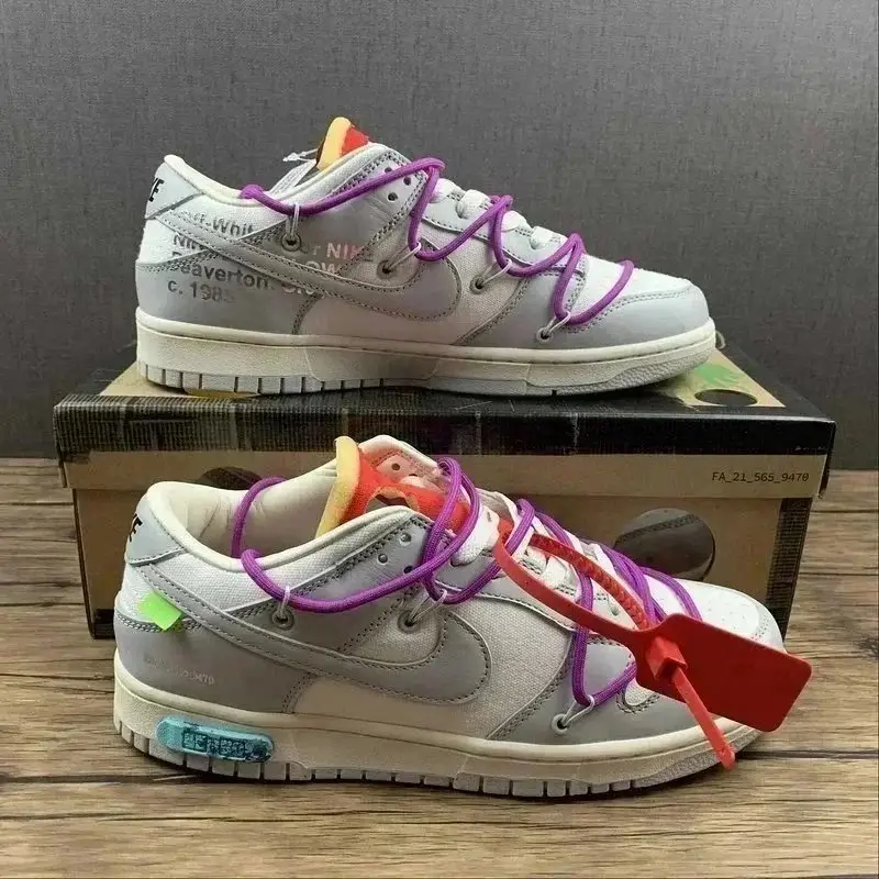 OFF-WHITE × Nike Dunk Low [Multi-Colorway] 10