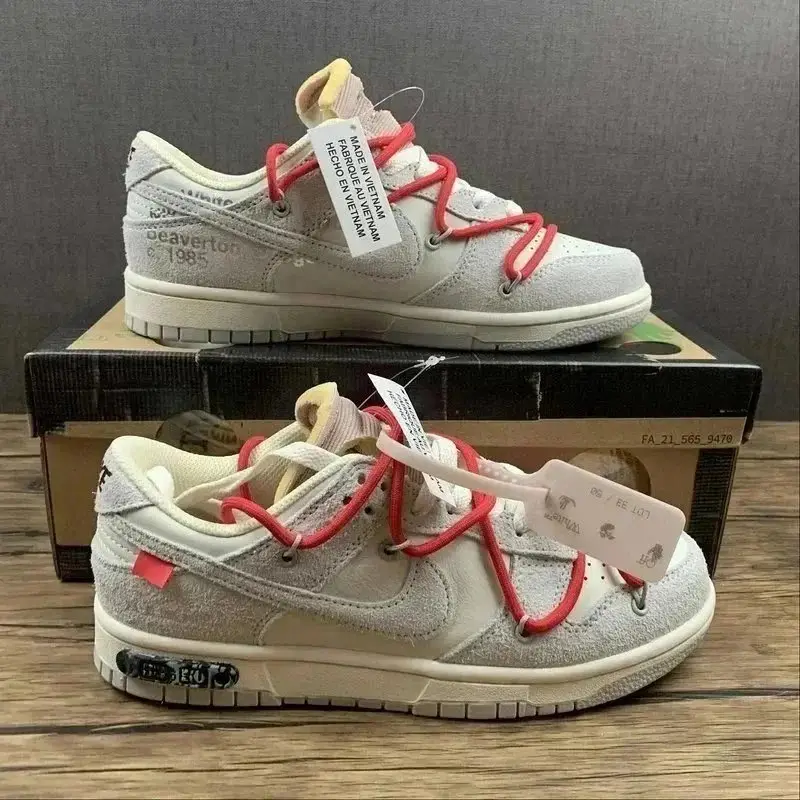 OFF-WHITE × Nike Dunk Low [Multi-Colorway] 9